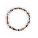 Dandy Street - shop online bracciali uomo di tendenza - bracciale elastico - bracciale uomo - bracciale pietre dure ematite occhio di tigre - Fern