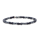 Dandy Street - shop online bracciali uomo di tendenza - bracciale elastico - bracciale uomo - bracciale pietre naturali ematite onice - Emat