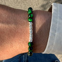 Dandy Street - shop online bracciali uomo di tendenza - bracciale elastico - bracciale pietre naturali occhio di tigre - Poag