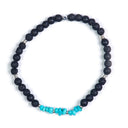 Dandy Street - vendita online - bracciali uomo di tendenza - pietre naturali turchese lavica - Lava