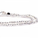 Dandy Street - vendita online - bracciali uomo di tendeza - bracciale doppio giro stampa argento 925 - filo braided - chiusura moschettone - Peter