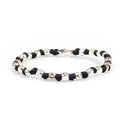 Dandy Street - vendita online - bracciali uomo di tendenza - bracciale stampa argento 925 - filo braided - chiusura moschettone - Jack