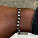 Dandy Street - vendita online - bracciali uomo di tendenza - bracciale stampa argento 925 - filo braided - chiusura moschettone - Jack