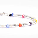 Dandy Street - vendita online - bracciali uomo di tendeza - bracciale stampa argento 925 - filo braided - chiusura moschettone - perline di vetro - Etan