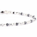 Dandy Street - vendita online - bracciali uomo di tendeza - bracciale stampa argento 925 - filo braided - chiusura moschettone - pietre ematite - Daniel