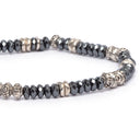 Dandy Street - vendita online - bracciali uomo di tendeza - pietre naturali ematite - Shine