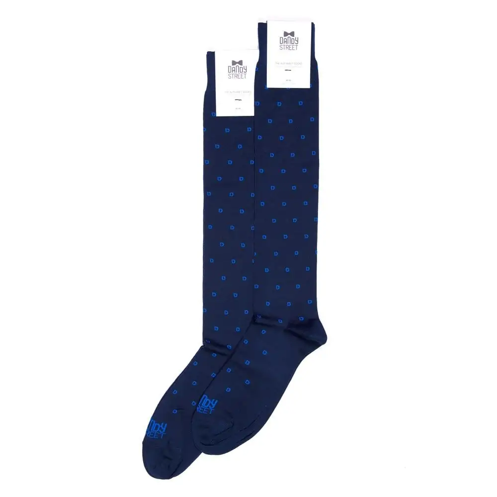 Dandy Street - vendita online - accessori uomo calzini - calzini uomo - calze eleganti - calzini personalizzati con iniziali - Letter D Dandy Street - vendita online - accessori uomo calzini - calzini uomo - calze eleganti - calzini personalizzati con iniziali - Letter D