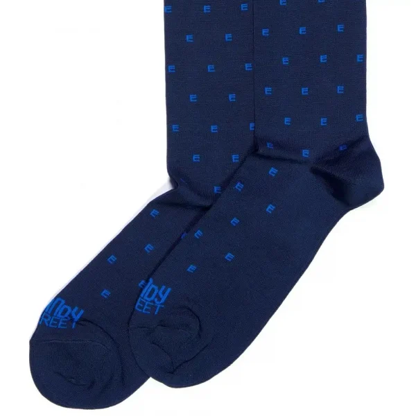 Dandy Street - vendita online - accessori uomo calzini - calzini uomo - calze eleganti - calzini personalizzati con iniziali - Letter E