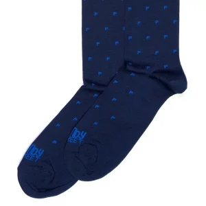 Dandy Street - vendita online - accessori uomo calzini - calzini uomo - calze eleganti - calzini personalizzati con iniziali - Letter F