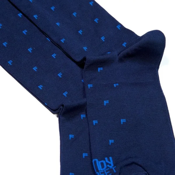 Dandy Street - vendita online - accessori uomo calzini - calzini uomo - calze eleganti - calzini personalizzati con iniziali - Letter F