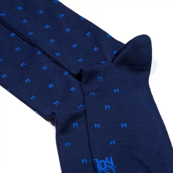 Dandy Street - vendita online - accessori uomo calzini - calzini uomo - calze eleganti - calzini personalizzati con iniziali - Letter M