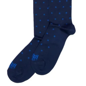 Dandy Street - vendita online - accessori uomo calzini - calzini uomo - calze eleganti - calzini personalizzati con iniziali - Letter R