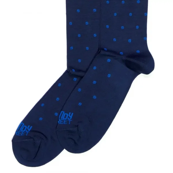 Dandy Street - vendita online - accessori uomo calzini - calzini uomo - calze eleganti - calzini personalizzati con iniziali - Letter S