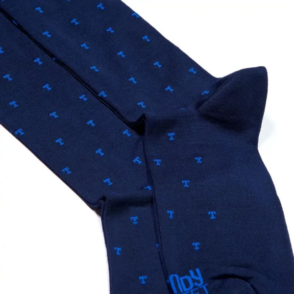 Calzini uomo eleganti e personalizzati con lettera T