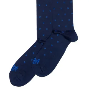 Dandy Street - vendita online - accessori uomo calzini - calzini uomo - calze eleganti - calzini personalizzati con iniziali - Letter U