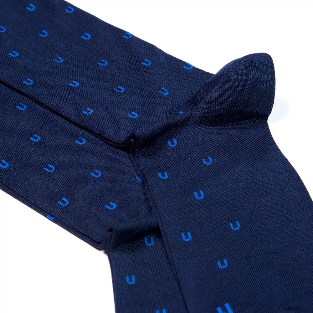 Dandy Street - vendita online - accessori uomo calzini - calzini uomo - calze eleganti - calzini personalizzati con iniziali - Letter U
