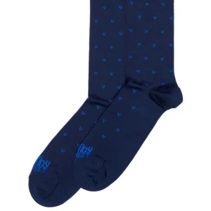 Calzini uomo eleganti e personalizzati con lettera V