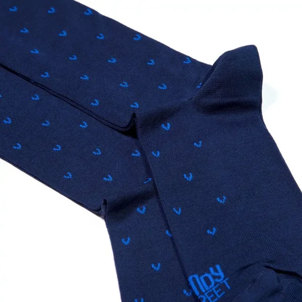 Calzini uomo eleganti e personalizzati con lettera V