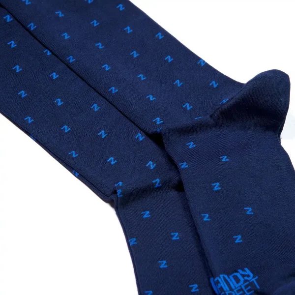 Dandy Street - vendita online - accessori uomo calzini - calzini uomo - calze eleganti - calzini personalizzati con iniziali - Letter Z