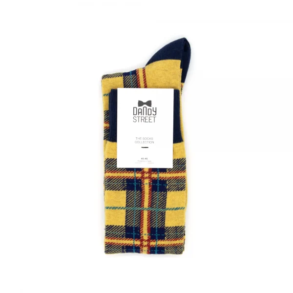 Dandy Street - vendita online - calzini uomo - calze eleganti - calze fantasia - fantasia scozzese - Scot