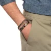 Dandy Street - vendita online - accessori uomo - braccialetti uomo - set bracciali - tris bracciali - bracciali pietre dure - pietre naturali - argeno 925 - Tris#5