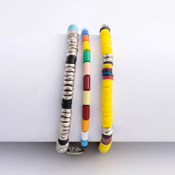 Dandy Street - vendita online - accessori uomo - bracciali uomo - set braccialetti uomo - tris bracciali - pietre dure - pietre naturali - argeno 925 - Tris#6