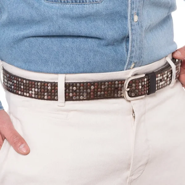 Dandy Street - vendita online - accessori uomo - cintura uomo cuoio - cinture artigianali - cinture pelle - cinture borchie uomo - Todd