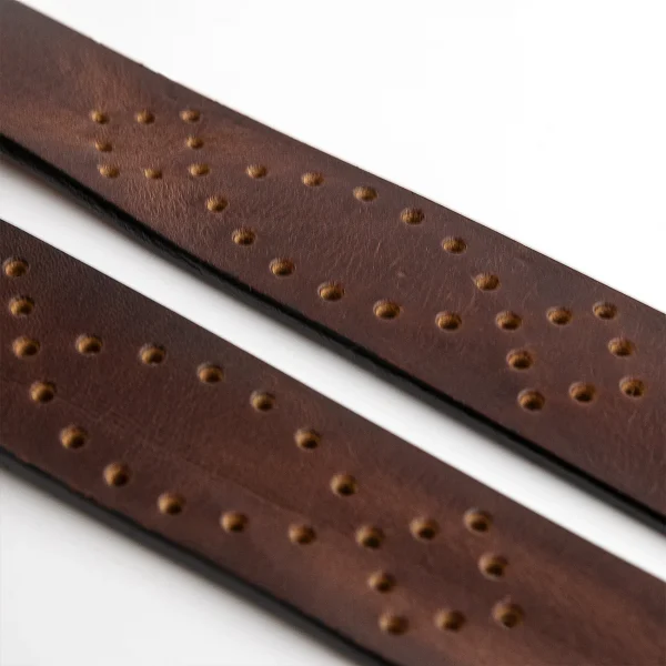 Dandy Street - vendita online - accessori uomo - cintura uomo cuoio fatte a mano - cinture artigianali - cinture pelle - lavorazione traforata - Rombus