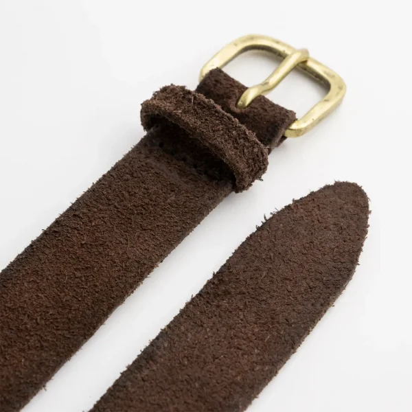 Dandy Street - vendita online - accessori uomo - cintura scamosciata uomo - cintura artigianale - cinture pelle - fibbia ottonata - Suedez
