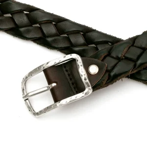 Dandy Street - vendita online - accessori uomo - cintura uomo cuoio - cintura artigianale - cintura pelle - cintura intrecciata - cuoio vitello toscano - Twisted