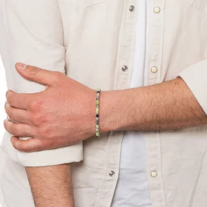 Dandy Street - vendita online - bracciale uomo - pietre naturali diaspro lapislazzuli ematite - Pietre