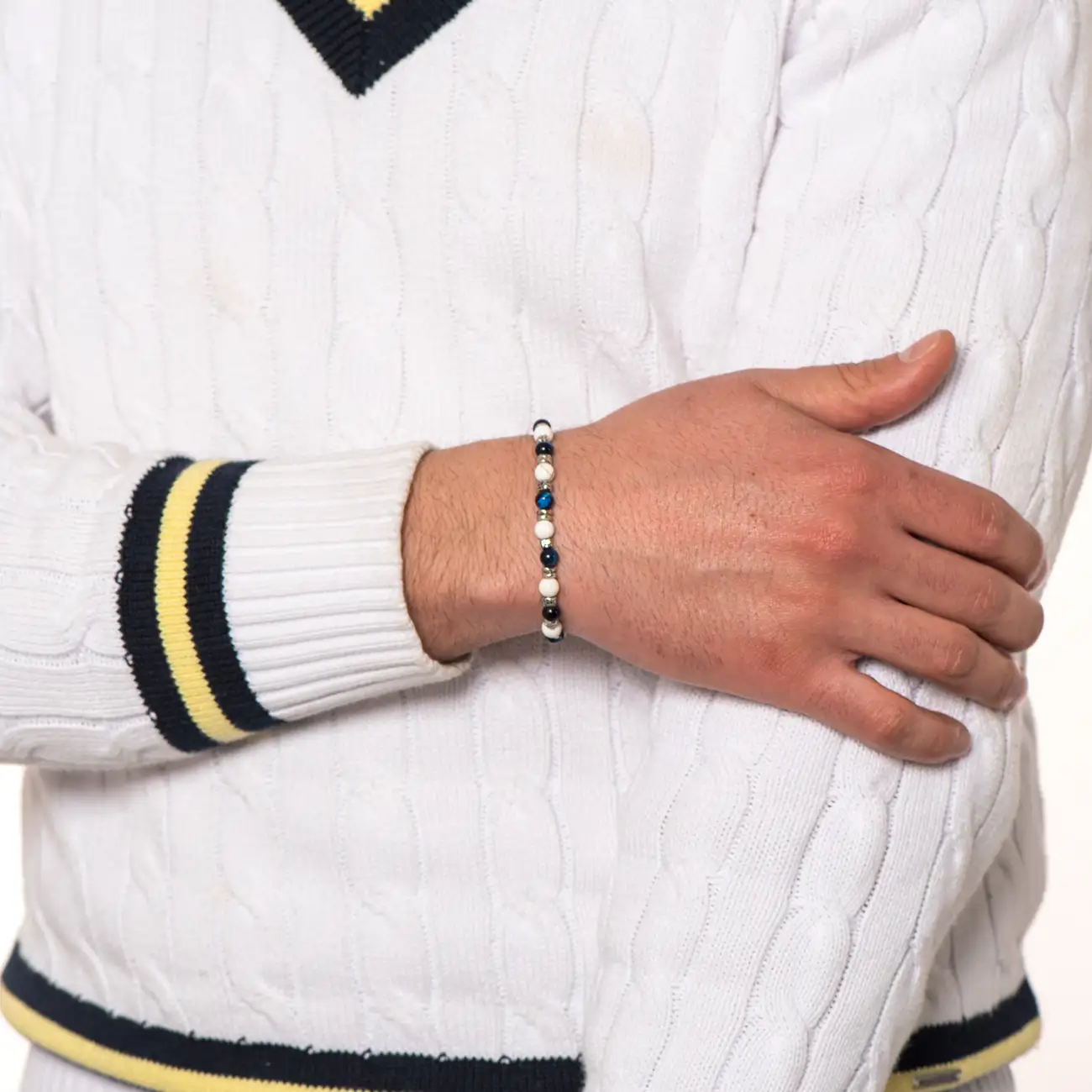 Dandy Street - bracciale uomo - pietre naturali occhio di tigre - Ariel Dandy Street - bracciale uomo - pietre naturali occhio di tigre - Ariel