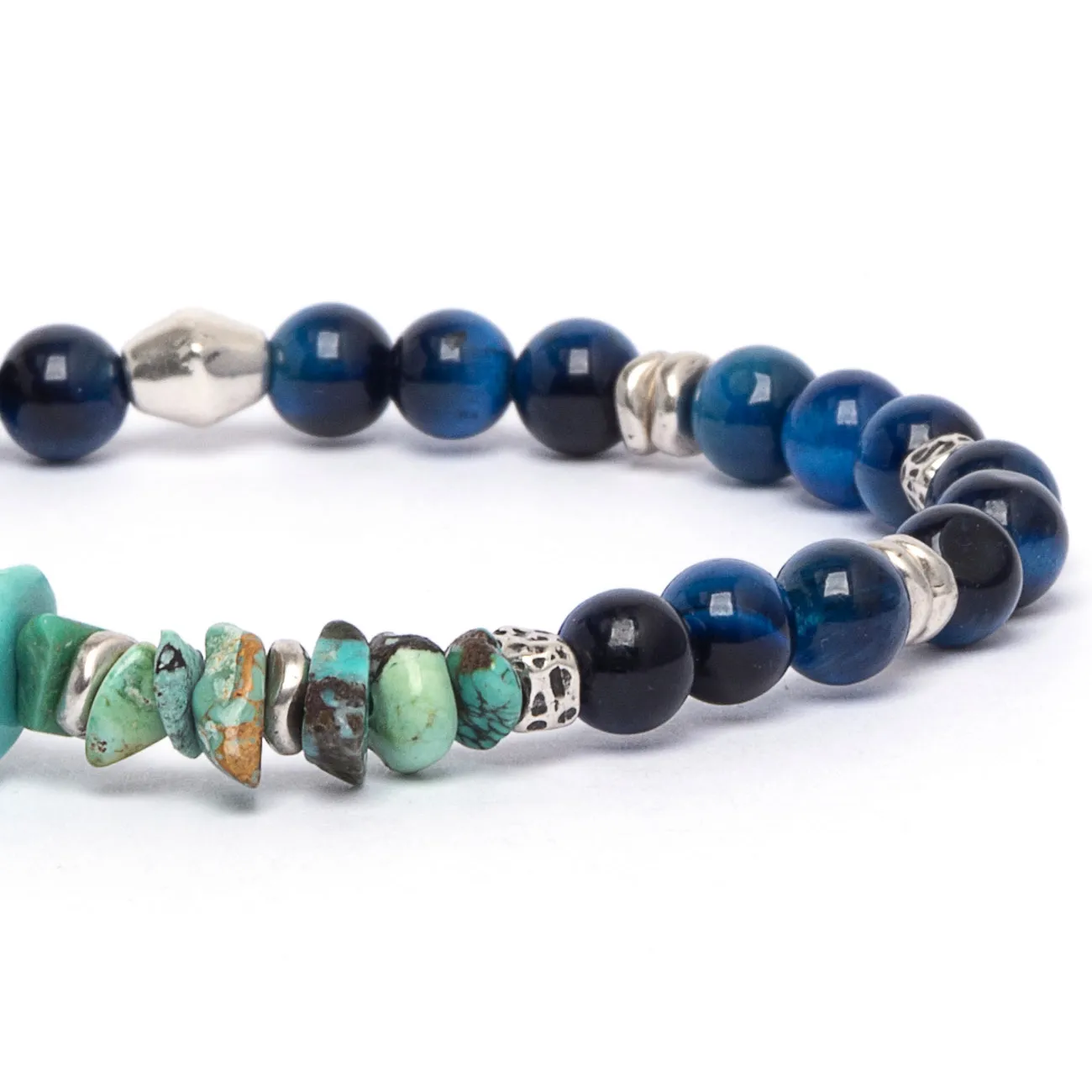 Dandy Street - bracciale uomo - pietre naturali occhio di tigre - Skyler Dandy Street - bracciale uomo - pietre naturali occhio di tigre - Skyler