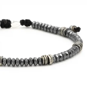 Dandy Street - vendita online - bracciali uomo di tendeza - bracciale argento 925 - pietre dure ematite - Zen