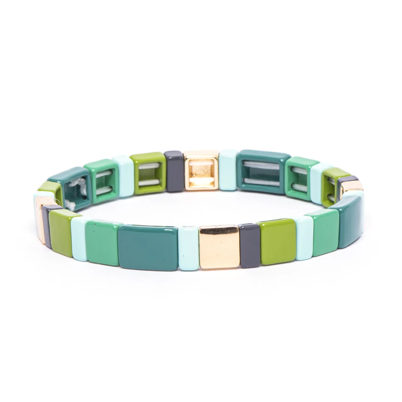 Dandy Street - vendita online - bracciali uomo di tendeza - bracciale multicolore elastico mattoncini - Lawn Dandy Street - vendita online - bracciali uomo di tendeza - bracciale multicolore elastico mattoncini - Lawn