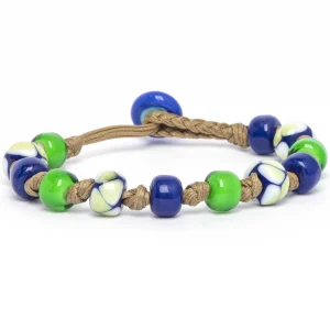 Dandy Street - vendita online - bracciali uomo di tendeza - bracciale taglia unica con perle di vetro di murano - Branca