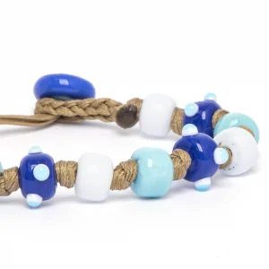 Dandy Street - vendita online - bracciali uomo di tendeza - bracciale taglia unica con perle di vetro di murano - Giudecca