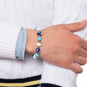 Dandy Street - vendita online - bracciali uomo di tendeza - bracciale taglia unica con perle di vetro di murano - Giudecca
