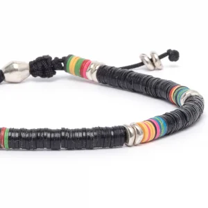 Dandy Street - vendita online - bracciali uomo di tendeza - dischetti vinile africano - Nori