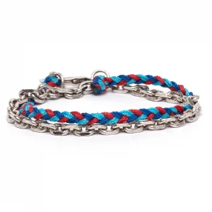 Dandy Street - vendita online - bracciali uomo di tendeza - doppio giro filo intrecciato - Marino