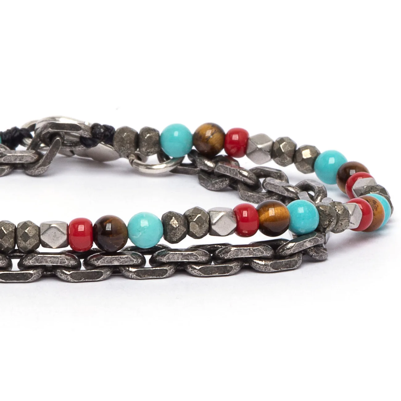 Dandy Street - vendita online - bracciali uomo di tendeza - pietre dure occhio di tigre pirite aulite perline di vetro - Zander Dandy Street - vendita online - bracciali uomo di tendeza - pietre dure occhio di tigre pirite aulite perline di vetro - Zander