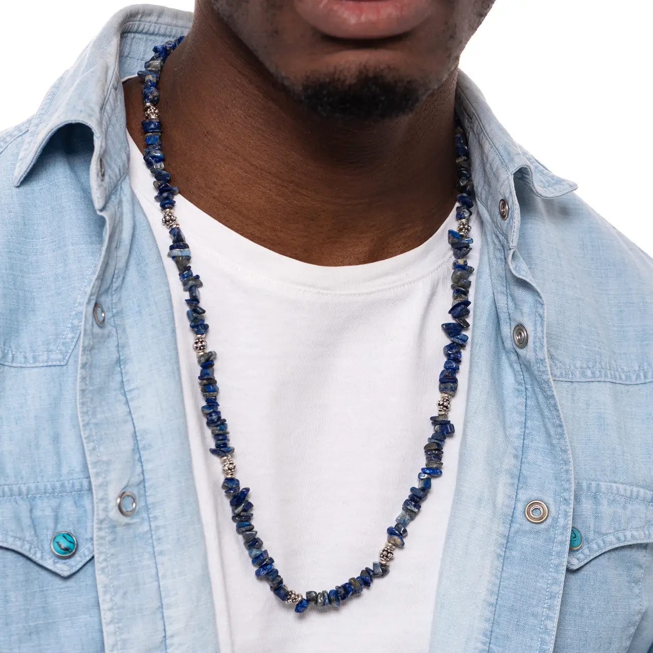 Dandy Street - vendita online collane uomo pietre naturali - accessori uomo - lapislazzuli - Pangaia Dandy Street - vendita online collane uomo pietre naturali - accessori uomo - lapislazzuli - Pangaia