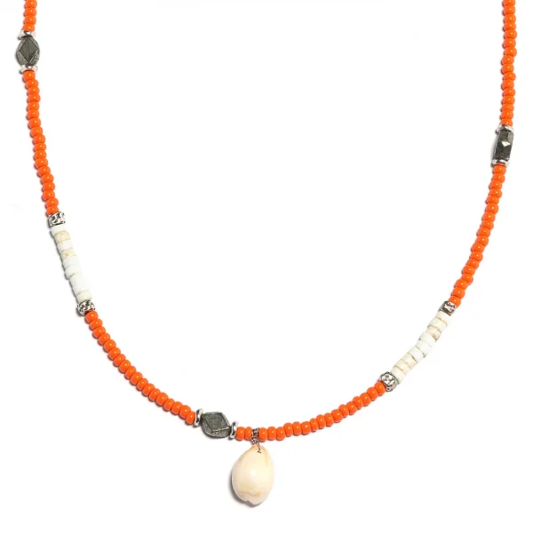 Dandy Street - vendita online collane uomo pietre naturali - collana con ciondolo - aulite pirite perle di vetro- Konka