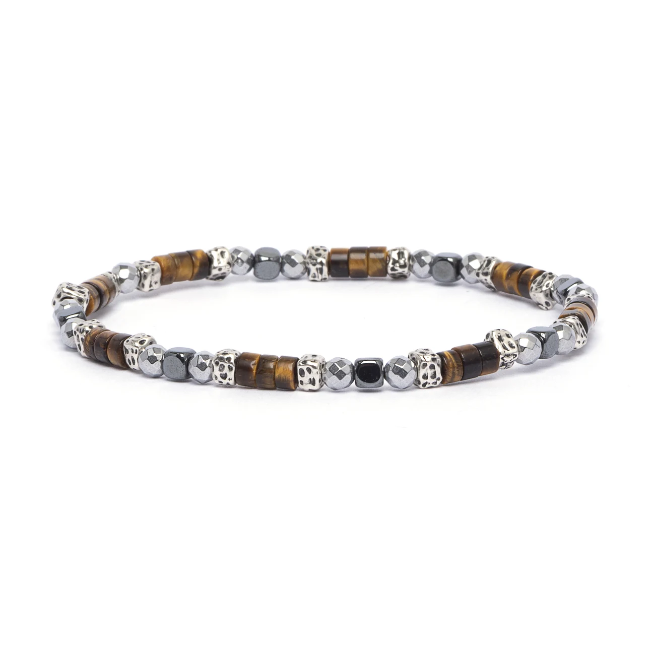 Dandy Street - shop online bracciali uomo di tendenza - bracciale elastico - bracciale uomo - bracciale pietre dure ematite occhio di tigre - Fern Dandy Street - shop online bracciali uomo di tendenza - bracciale elastico - bracciale uomo - bracciale pietre dure ematite occhio di tigre - Fern