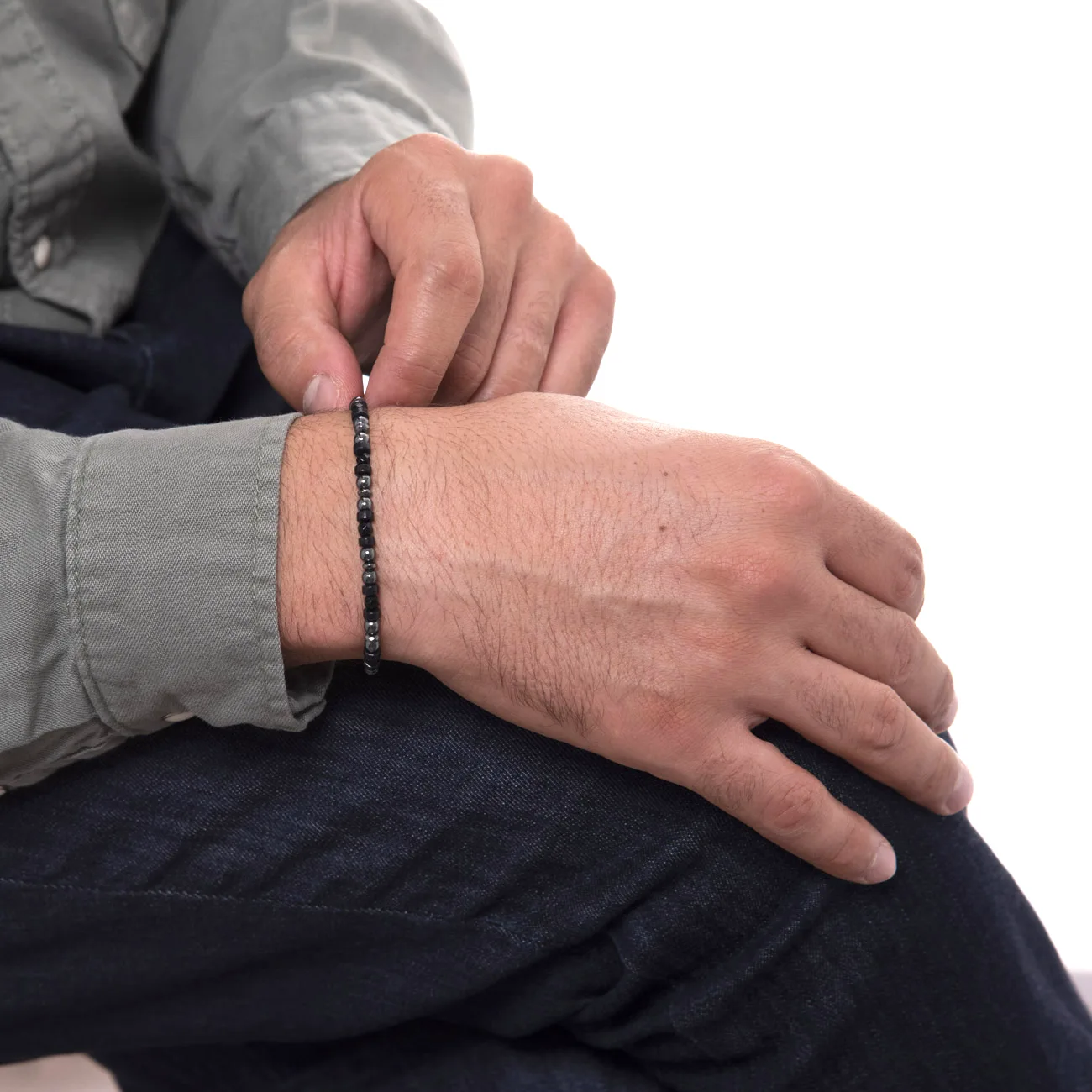 Dandy Street - shop online bracciali uomo di tendenza - bracciale elastico - bracciale uomo - bracciale pietre naturali ematite onice - Emat Dandy Street - shop online bracciali uomo di tendenza - bracciale elastico - bracciale uomo - bracciale pietre naturali ematite onice - Emat