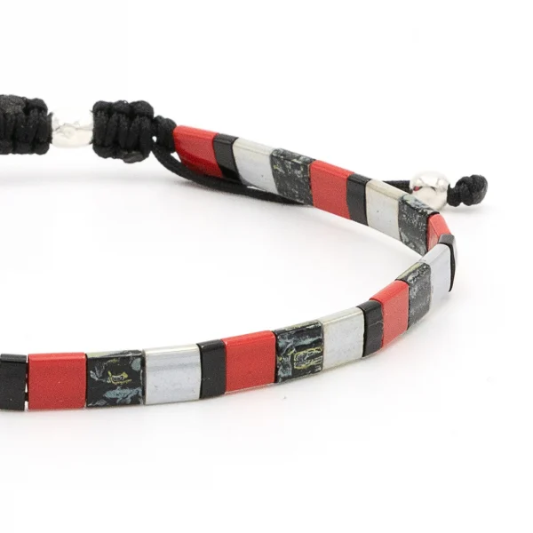 Dandy Street - shop online bracciali uomo di tendenza - bracciale uomo perline tila miyuki - braccialetto macrame - Opos