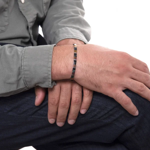 Dandy Street - shop online bracciali uomo di tendenza - bracciale uomo perline tila miyuki - braccialetto macrame - Sendai