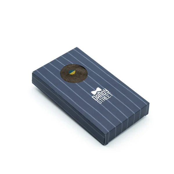 Dandy Street - shop online - accessori uomo - calzini uomo cotone - calze uomo - calzini uomo classici pois - Optical Brun