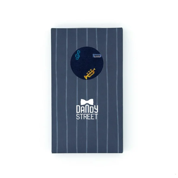 Dandy Street - vendita online - calzini uomo - calze eleganti - calzini fantasia cotone - City Azul