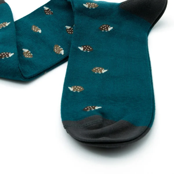 Dandy Street - shop online - accessori uomo calzini uomo cotone - calzino da uomo con fantasia animaletti - Urchin